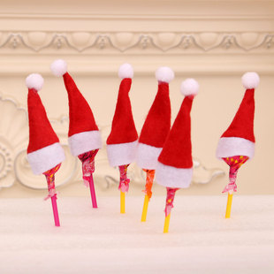 Christmas mini small hat non-woven lollipop cap small ball cap hat Christmas decorations factory wholesale