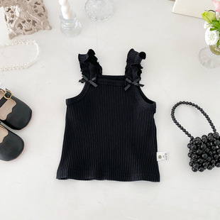 Baby Clothes Summer June-December Baby Girl Summer Vest suit Western-style Anti-mosquito Pants for Infants Two-piece Set
