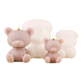 Big Bear Series Aromatherapy Decorative DIY Silicone Ornament Stones Stones Mould Cross-border Supply Candle Mould