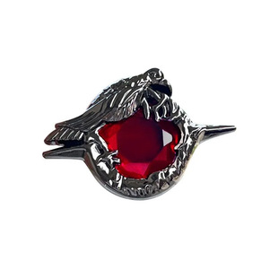 Love and Deep Space Surrounding Qin Che Crow Brooch Personality Design Feeling Night Attack Chapter Zircon Birthday Gift Decoration