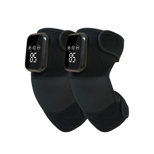 New electric heating knee pad hot compress vibration knee massager warm cold old cold leg knee joint massage instrument