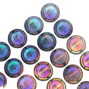 Laser anti-counterfeiting label holographic laser anti-counterfeiting code laser fragile sticker laser label anti-counterfeiting sticker