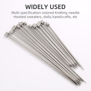 25cm single stainless steel sweater needle knitting tool 35cm sweater needle with plug 11 sweater needle suit