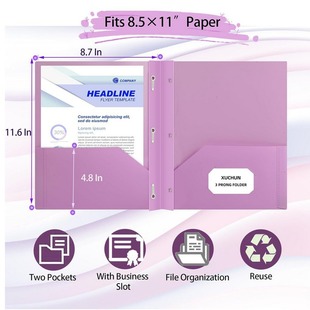 PP folder folder manufacturers wholesale tadpole folder file management folder for American paper