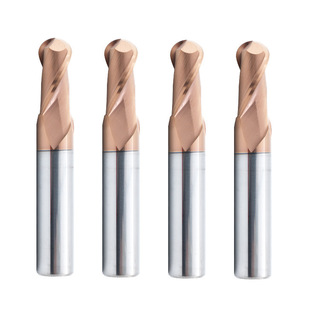 Factory wholesale 55 ball knife coated tungsten steel ball end milling cutter CNC machine tool hard alloy steel parts in stock