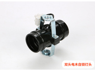 BAR Four-head Bakelite lamp holder multi-head floor lamp three-head black simple light source lamp mouth wholesale