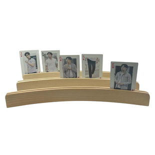 Factory Sales Wooden Poker Base Pine Crafts Wooden Poker Shelf Bracket Storage Rack
