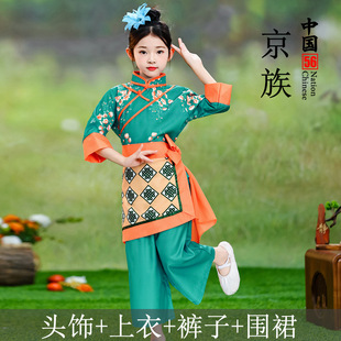 56 Этническая детская одежда Tujia Zhuang Yi Dai Тибетский мужской и женский монгольский костюм Яо Мяо