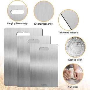 Factory Customized Titanium Cutting Board Chopping Board Can Be Used in Kitchen Dishwasher Titanium Plated Cutting Board Kneading Pure Titanium Cutting Board Wholesale