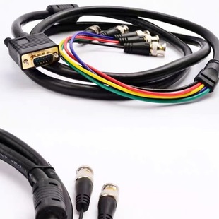 VGA к 5BNC инженерный кабель большой экран для мониторинга видеопреобразования проекции VGA RGBHV цветоразностная линия преобразования компонента