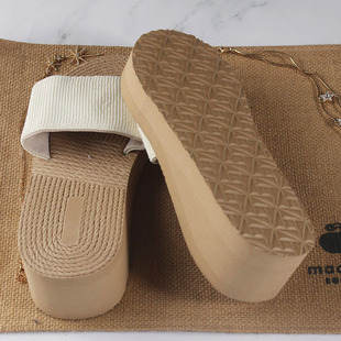 Eva Thick Bottom Slippers Women's Outer Wear Summer New Ethnic Style All-match Fashion Thick Bottom 2024 Women's Slippers