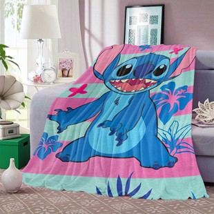 Amazon Mid-rise Cross-border Hot-selling Cartoon Animation Pattern Digital Printed Flannel Blanket Nap Blanket