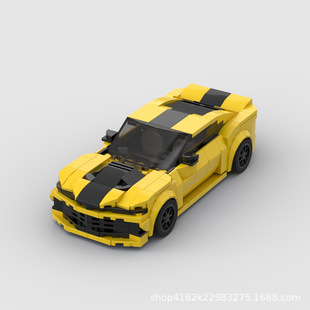 Строительные блоки MOC, совместимые с LEGO Speed Series 8-сетка komello Z28 гоночный автомобиль для сборки мальчика скорость Champion