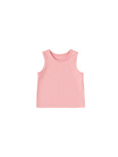 Yubao Children's Wear Children's Vest Girls' Sleeveless Solid Color Male Baby's I-shaped Vest Base Top Summer PXY83010