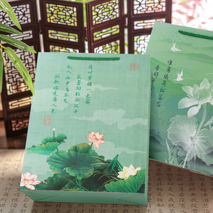 Antique gift bag Chinese style packaging bag birthday gift bag hand gift packaging large gift gift bag wholesale
