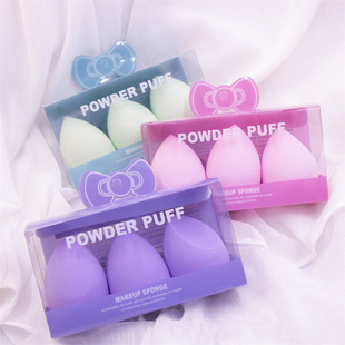 Cross-border foreign trade super soft do not eat powder beauty makeup egg suit gourd makeup water droplets makeup sponge egg oblique cut powder puff