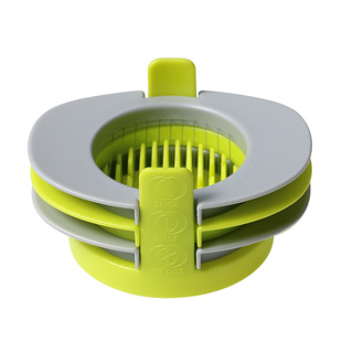 Manual fancy split cutting creative egg cutter multi-functional preserved egg slicer four-in-one egg cutting egg artifact