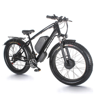 26 inch 1000W2000W electric lithium battery beach mountain bike bicycle dual motor dual drive assisted bicycle