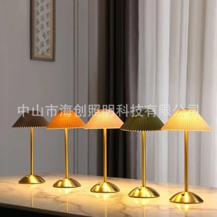 Led Crystal Pumpkin Table Lamp Restaurant Cafe Bedroom Wedding Bedside Long Lamp Atmosphere ins Decorative Night Light