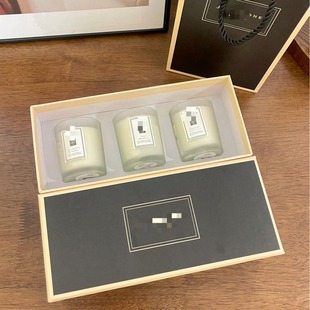 JoMalone Zumaron Ароматизированная свеча Набор британской груши и фрезии 50g * 3 комплекта подарка на день рождения