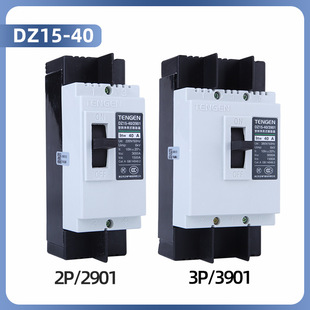 Tianzheng Electric TENGEN DZ15-40/3901 2901 10A 40A Plastic Case Broken