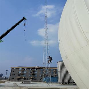 Triangle roof lightning arrester round steel lightning arrester connected to flash tower lightning arrester building line tower roof lightning arrester