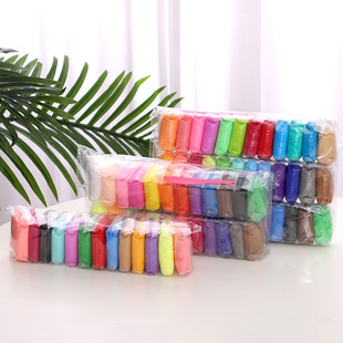 Factory wholesale ultra-light clay Plasticine 12-color clay 36-color colored clay 24-color space clay bag light clay