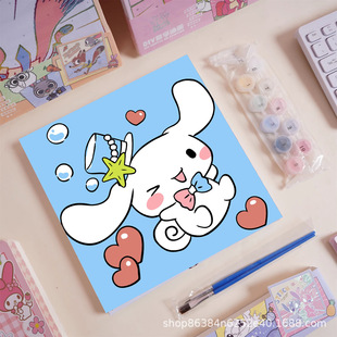Новая модель цифровой масляной живописи Crayon Shinchan DIY раскраска детская масляная живопись милая DIY масляная живопись цифровая фабрика одобряет товары