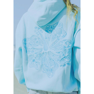 2025 New European Size Ladies Sweater 125832 Chasing Sunsets Sweater Hoodie Printed Jacket