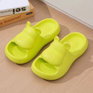 New Cute Eva Slippers Women's Summer Outer Wear Home Non-Slip Deodorant Indoor Bathroom Shit Feeling Home Sandals