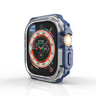 Применимо Apple watch watch watch iwatch10 Ultra Прозрачный двухцветный корпус броня защитная оболочка