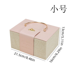 Factory Direct Sales Spot Supply pu Leather Small Gift Box Wedding Candy Gift Box Packaging Box Leather