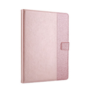 Splicing glitter iPad 9.7 2018 flip card protective case iPad Air 5678 bracket flat leather case