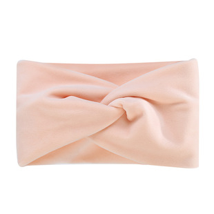 New South Korea exaggerated wide-brimmed headband Korean style solid color cotton hair band headband headwear hair accessories female headband yoga