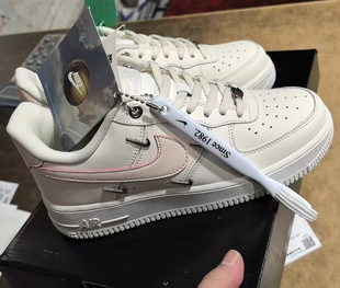 Putian Shoes 2024 New Air Force One White Shoes Men's Shoes Women's Shoes Autumn and Winter Genuine Leather Men's Summer Women's Summer Soft