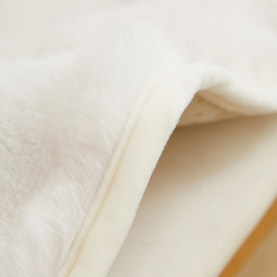 Rabbit Velvet Winter Warm Cushion Chair Cushion Thickened Plush Fat Cushion Autumn and Winter Cushion Office Sedentary Artifact
