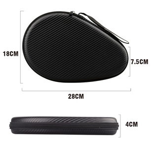 Source Manufacturer Gourd-Shaped Table Tennis Racket Set Cosmetics Bag Table Tennis Racket Bag Hard Shell Anti-Pressure Customer Printable Logo