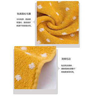 Jieliya children's towel pure cotton face washing household bear cotton soft skin-friendly baby bath small face towel