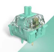 Mechanical Keyboard Green and Black Tea Axis Customized DIY Hot-Swappable Cross Axis Source Factory Spot Clear Inventory Loss