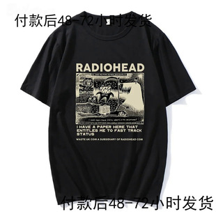 [Cross-border European Code] Radiohead T Shirt Men Vintage Classic T-Shirt Cotton