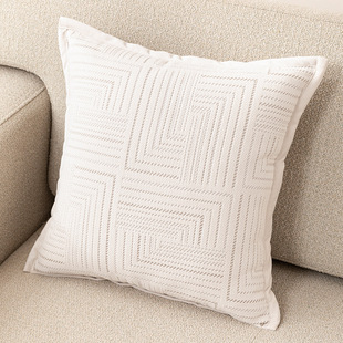 Cream sofa pillow case wholesale ins style Nordic living room model room pillow bedside cushion bed back pillow