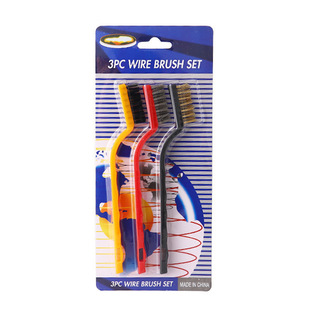 Gas stove cleaning brush 3 gas stove brush faucet groove brush gap brush kitchenware steel wire small brush