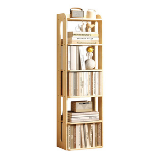 Solid Wood Bookshelf Children's Floor Household Multi-layer Picture Book Rack Wall Simple Living Room Storage Rack