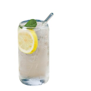 Net Celebrity Coke Cup Large Capacity High Color Value Fruit Juice Drink Single Layer Borosilicate Glass Milk Tea Cup with Glass Straw