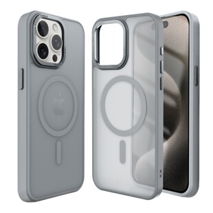 For Apple 16promax frosted IP13 hardware iphone14 skin feel phone case 13PRO magnetic 12/11