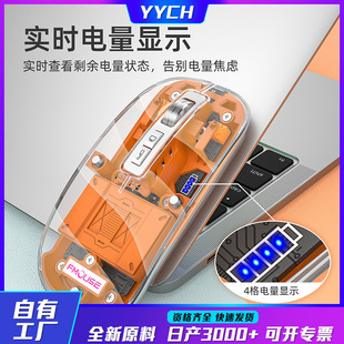 Tiger Cat официальный прозрачный магнитный беспроводной Bluetooth трехмодельный беззвучный мышь применимый подарок Apple Mouse оптом