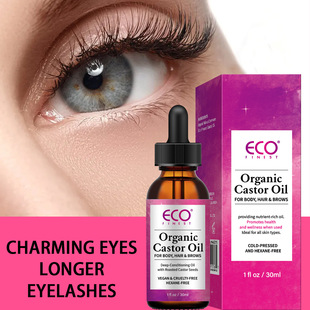 Трансграничные органические касторовое масло Castor OiL ресницы густые брови уход за волосами Эфирное масло для ухода за волосами