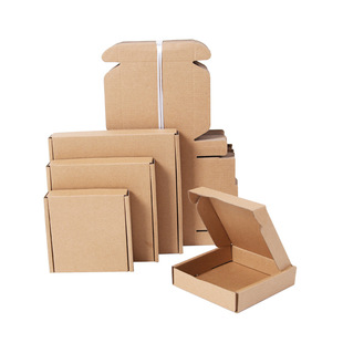 Square flying machine box in stock double-sided Russian card photo frame packaging box hard logistics express box black glue packaging box