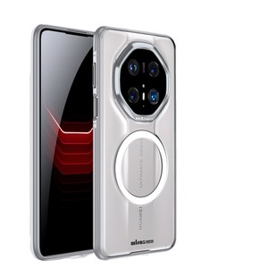 Suitable for Huawei Mate70Rs Mobile Phone Case Mate70Pro Metal Lens Anti-Fall Protective Cover Magnetic Frosted Shell