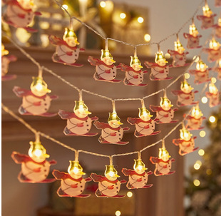 Cross-border new LED Christmas light string battery box USB light string Santa Claus Christmas tree copper wire light Wholesale